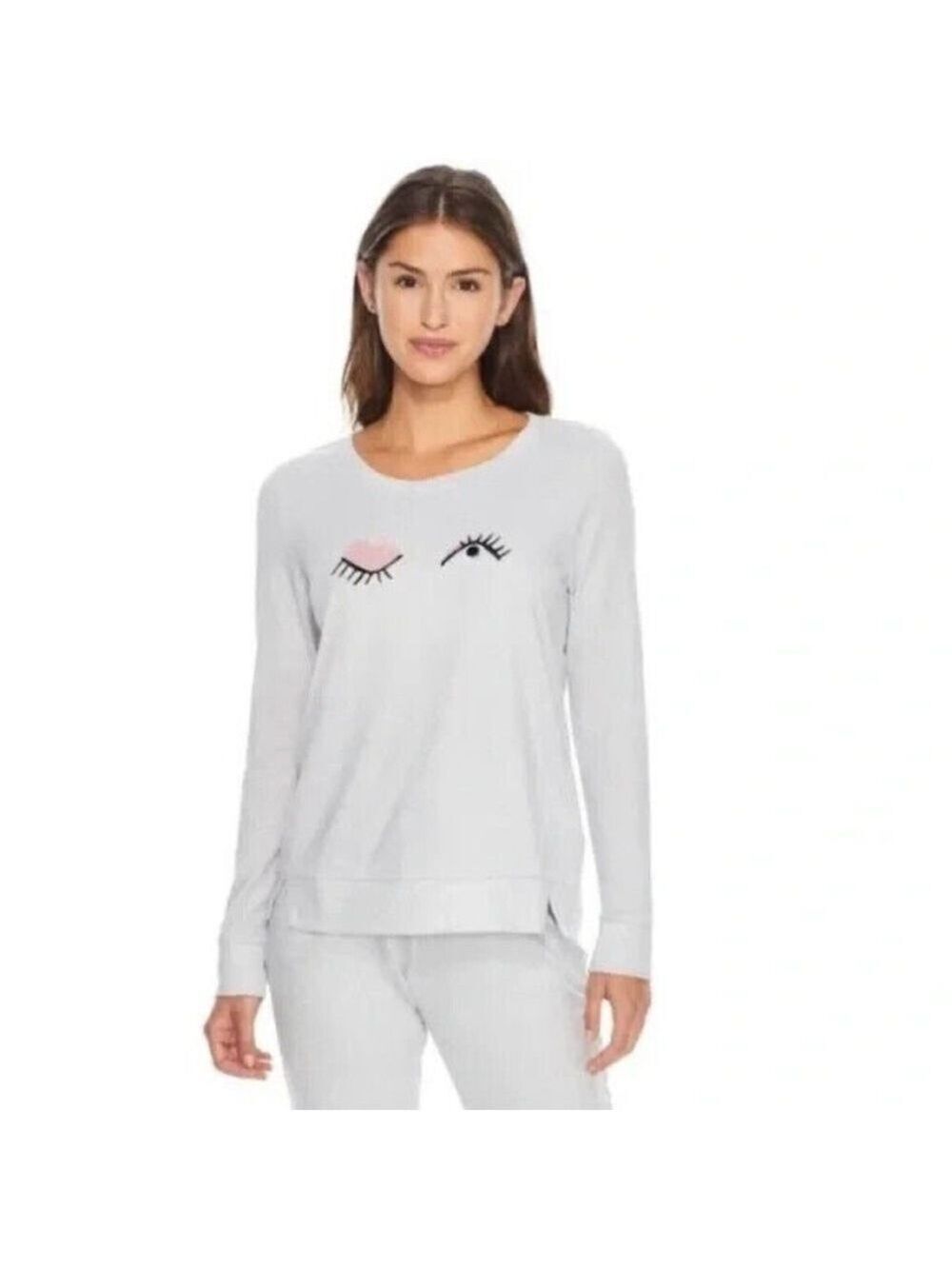 Kate Spade Flirty Winking Eyes Sweatshirt- Size Medium